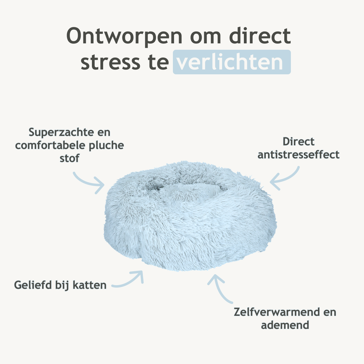 SerenityDonut™ – Ein plüschiges, angstlösendes Katzenbett