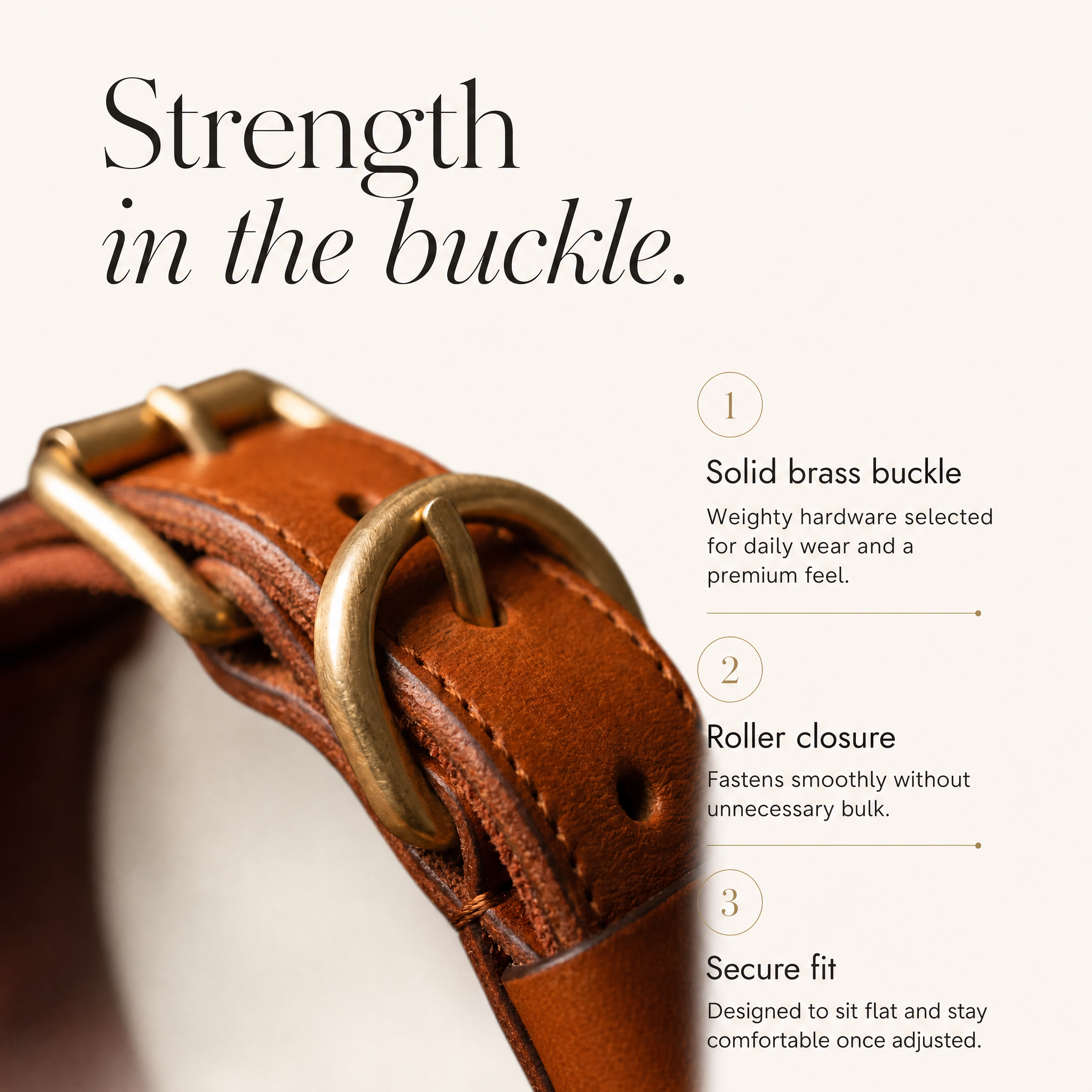 Luxury Leather Dog Collar with AirTag (GPS Tracker for Dogs)