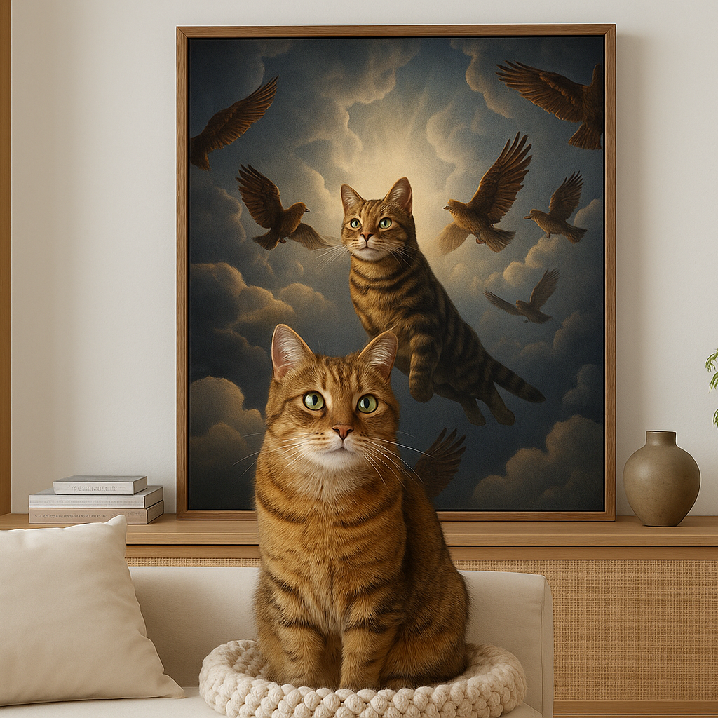 Individuelles Katzenportrait – Ihre Katze als zeitloses Kunstwerk